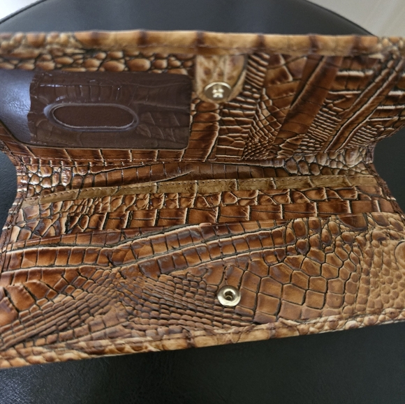 NEW Brahmin Ady Leather Wallet - Color: Luggage Brown - Picture 5 of 7